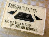 congrats miliatry cake